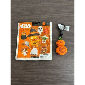 Star Wars Halloween Series 3 Bag Clip Keychain - Pumpkin BB-8